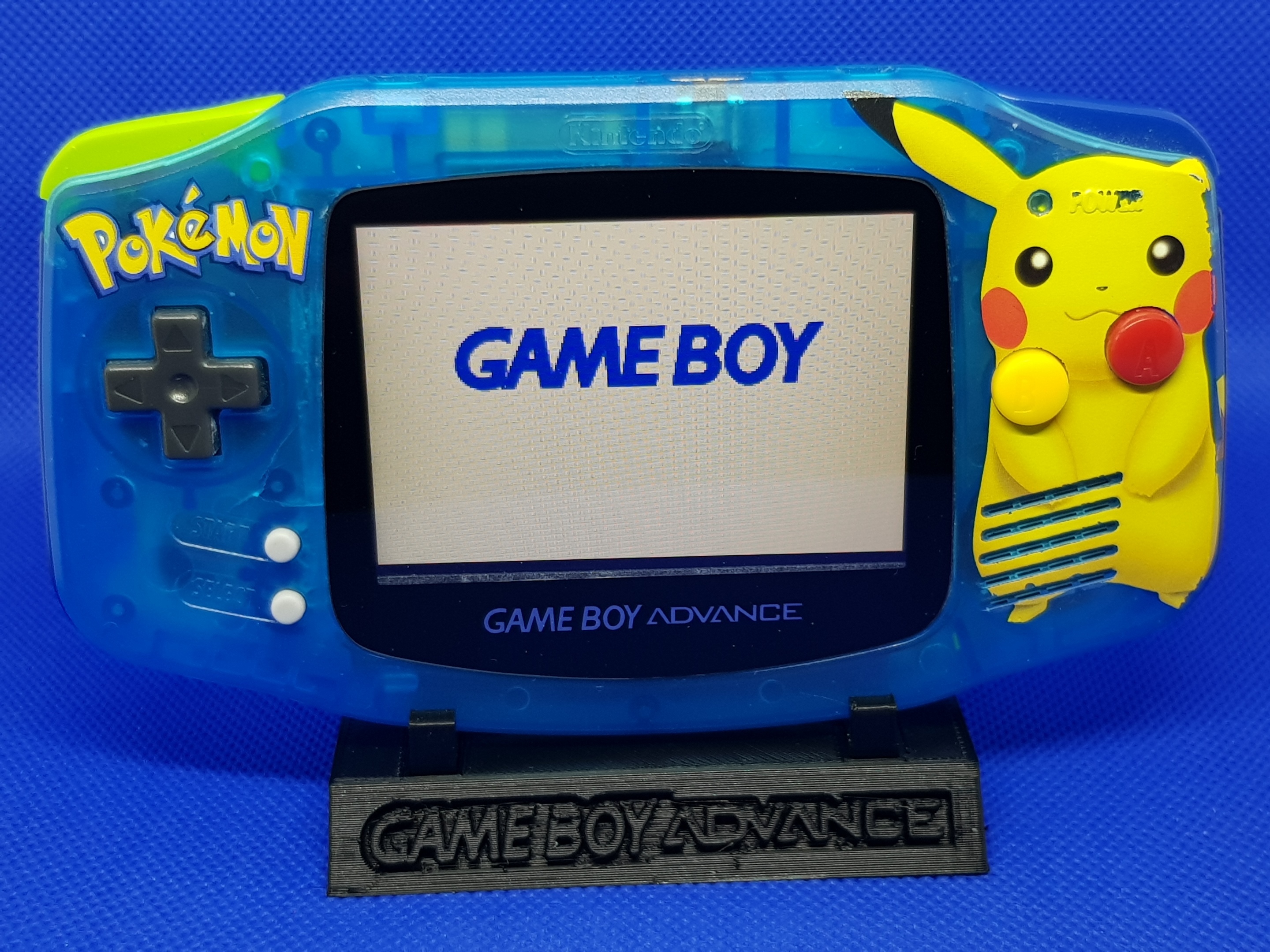 👦 Game Boy Advance PIKACHU version stand・ STL File for ・Cults